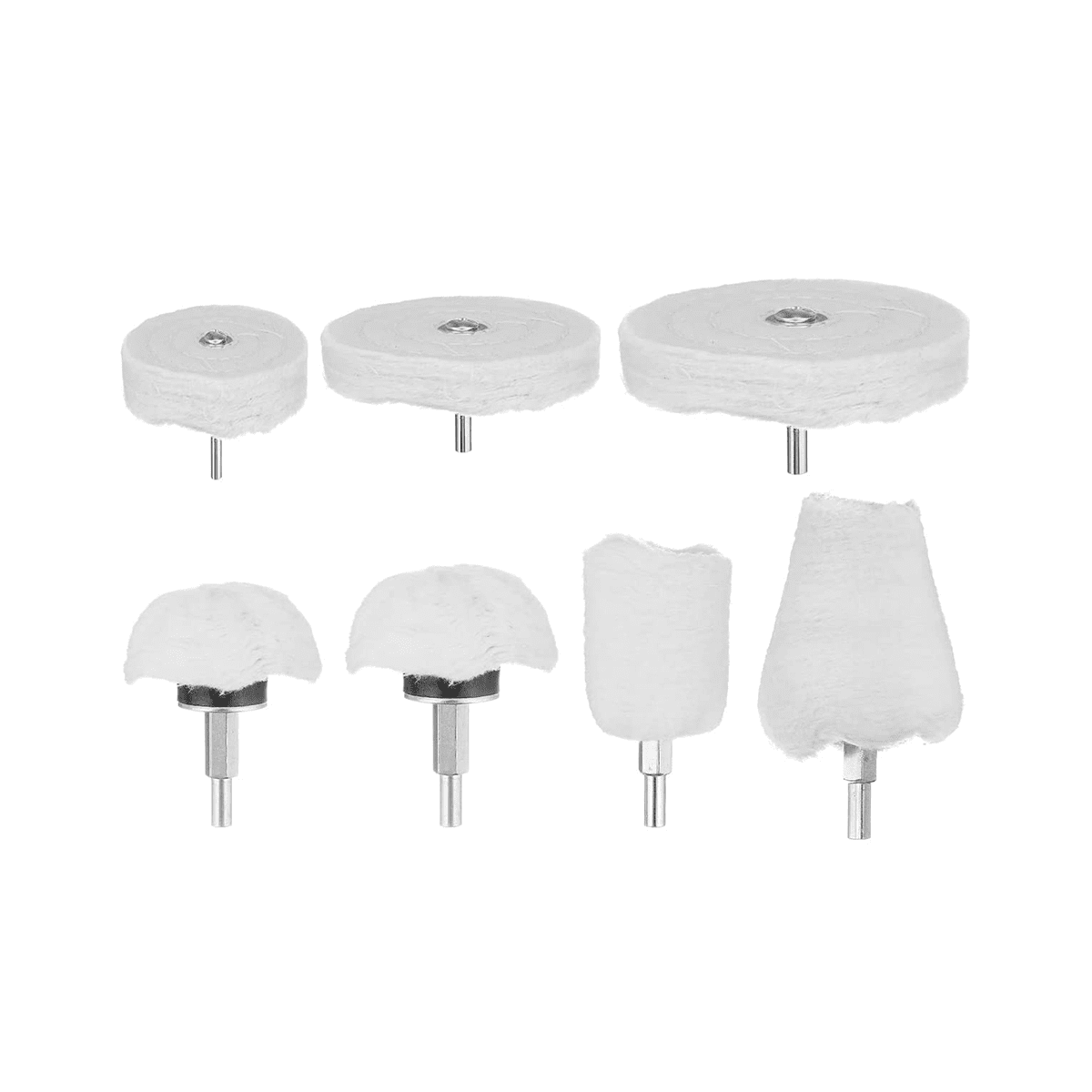 7 Pack Polishing Wheel Set for Drill, Buffing Wheel Kit for Manifold
