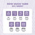 thumbnail image 4 of Mary Maxim Twinkle Baby Yarn Soft Fingering Weight Yarn 230 Yards, 1.75 OZ Skein, Lilac, 4 of 7