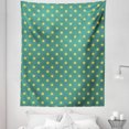 thumbnail image 1 of Stars Tapestry, Vintage Style Geometric Pattern with Star Motifs in Green Shades, Fabric Wall Hanging Decor for Bedroom Living Room Dorm, 5 Sizes, Jade Green Pale Green, by Ambesonne, 1 of 1