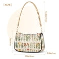 thumbnail image 3 of FORMRS Womens Shoulder Bag with Chain Strap Clutch Purse Cute Tote Handbag, Beige Wildflowers, 3 of 7
