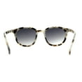 thumbnail image 2 of Hipster Round Horn Rim Inset Lens Thin Plastic Sunglasses Grey Tortoise Smoke, 2 of 4