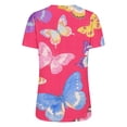 thumbnail image 5 of MEICHEN Plus Size Tops for Women Casual Short Sleeves T Shirts Blouses Summer Fashion Clothing for Women, 5 of 9