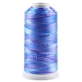 thumbnail image 1 of EeaseCA 3 Strand Thread Sewing Thread Macrame Cord Tassel Making Material Jewelry Making Cord Ice Silk Thread (Blue), 1 of 7
