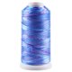 thumbnail image 1 of Hilo de 3 hebras para coser, cordón de macramé, material para hacer borlas, cordón para hacer joyas, hilo de seda helada (azul), 1 of 7