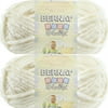Spinrite Bernat Baby Blanket Yarn - Vanilla, 1 Pack of 2 Piece