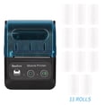 thumbnail image 4 of Bisofice Portable 58mm Receipt Thermal Printer 2 inches Mini Mobile Pocket Printers with 11 Thermal Paper Roll USB&Wireless BT Connection Compatible w, 4 of 5