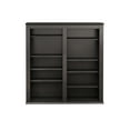 thumbnail image 5 of Prepac Double Floating Media Wall Storage in Black, 5 of 6