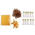 thumbnail image 1 of Beekeeping Cup Kit 120 Cell Cups Bee Tool Set Queen Rearing System Bee Nicot Complete Catcher Cage Apiculture Helper, 1 of 7