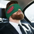 thumbnail image 5 of Yiaed Watermelon Print Sleep Mask Blackout - Soft Eye Cover for Sleeping with Adjustable Veclro Breathable Eye Blindfold for Night Nap Travel, 5 of 7