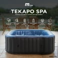 thumbnail image 4 of MSpa Square Inflatable Bubble Massage Spa, 4 to 6 Person Hot Tub, Tekapo, 4 of 8
