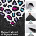 thumbnail image 3 of White and Colorful Of Leopard Print Kitchen Rugs Sets Of 3,Kitchen Runner Rugs Non Skid Washable,Decorative Kitchen Floor Mats for Kitchen,Sink,Laundry,17"x30"+ 17"x47" + 17"x59", 3 of 6