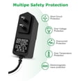 thumbnail image 5 of LujingZ 5V 1A DC Power Supply Adapter 5W AC/DC Charger 8 - TIPs for Security Cam Baby Monitor More 100 - 240V Input Universal Fit, 5 of 7