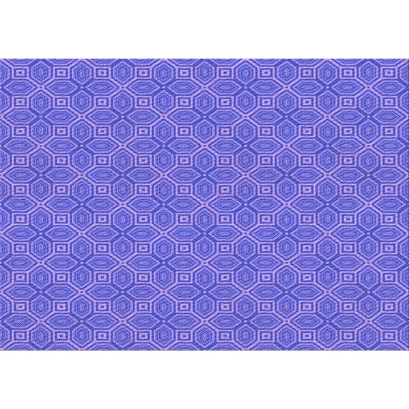 Ahgly Company Machine Washable Indoor Rectangle Transitional Purple Mimosa Purple Area Rugs, 2' x 4'