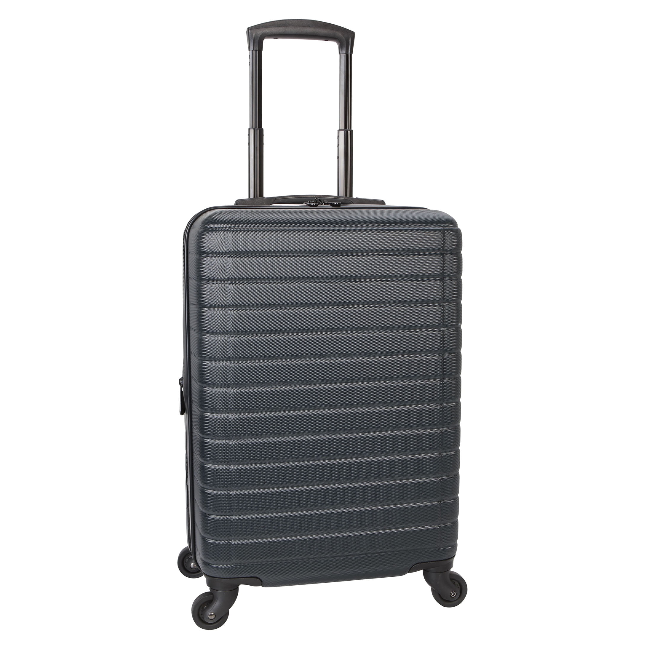 Protégé Vacationer 20-inch Carry-On Expandable Hardside Luggage, 360-Spinner Wheels, Divider Pockets, Dark Grey