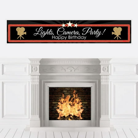 Red Carpet Hollywood Movie Night Birthday Party Decorations