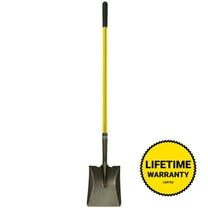 48 in. Classic Fiberglass Handle with Heavy-Duty Steel Square Point Blade Shovel and Cushion Grip