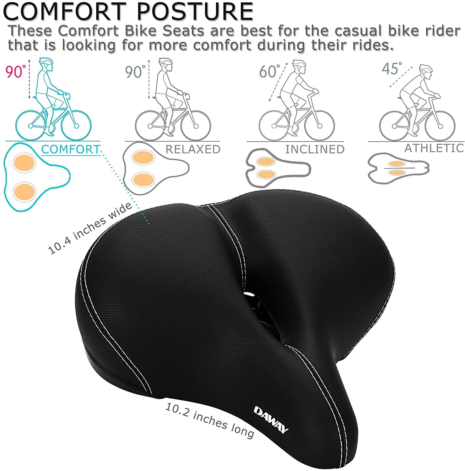 more comfortable bike saddle