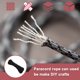 thumbnail image 5 of Cuerda de Paracord Uxcell de 550lb 200ft, Cuerda de Tienda de 4mm, Cuerda Pesada de Núcleo de 7-Hilos para Uso Exterior Negra, 5 of 6