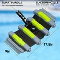 thumbnail image 6 of Heavy Duty Pool Vacuum Head with Wheels & Aluminum Handle, Professional Weighted Flexible Vacuum Head, 6 of 6