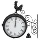 thumbnail image 2 of Reloj de pared Jadeshay decorativo de Hierro forjado retro forma de gallo, 2 of 12