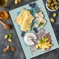 thumbnail image 5 of Gender Reveal Cutting Board, Boy and Girl Twins Elephants with Royal Crowns, Decorative Tempered Glass Cutting and Serving Board, in 3 Sizes, by Ambesonne, 5 of 5