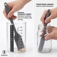 thumbnail image 5 of 30oz Sourdough Starter Jar Kit, Wide Mouth Glass Fermentation Container with Thermometer and Cloth Cover, 5 of 13