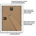 thumbnail image 3 of Americanflat 8.5" x 11" Gallery-Style Picture Frame to Secure Artwork, Prints, and Photos - White, 3 of 7
