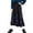 #9Black, variant on Byworldtasic Women's Embroidered Floral Corduroy Skirt High Waist Maxi Skirts A-Line Casual Long Skirt