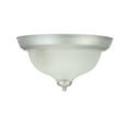 thumbnail image 2 of Mainstays 11" Flush-Mount Ceiling Light Fixture, Satin Nickel Finish, 2 of 5