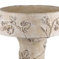thumbnail image 5 of Menon Bird Bath Feeder, Decorative Designs White Terracotta, 20 Inch, 5 of 7