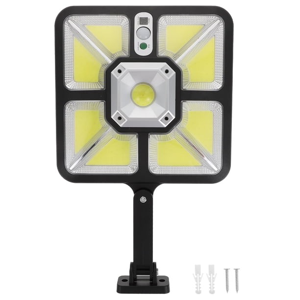1 Conjunto de lámpara solar LED al aire libre Lámpara sensorial Sensor de cuerpo humano Lámpara StreetLamp