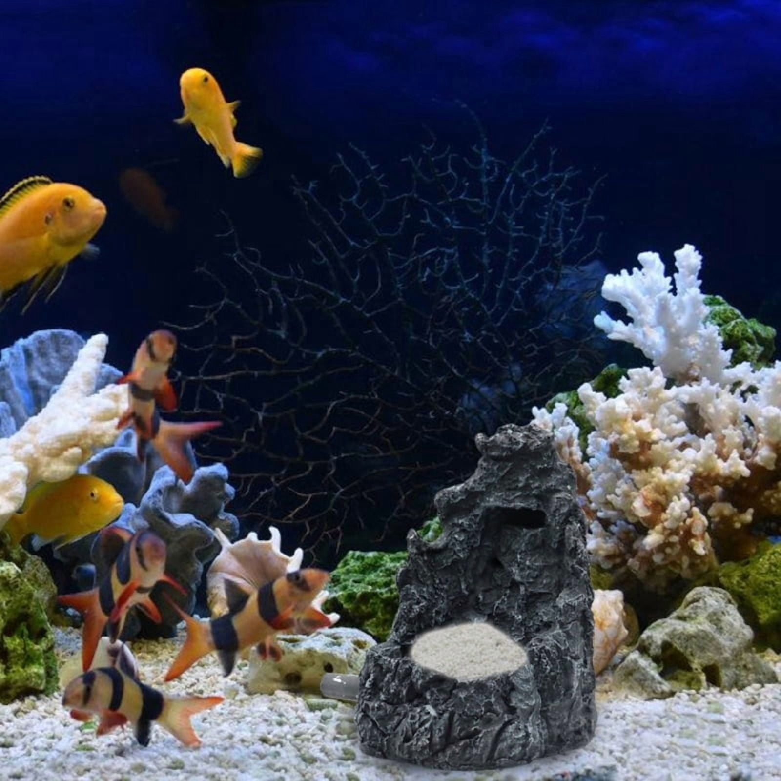 With Dynamic Sandfall Feature Resins Aquariums Decoration Easy to Install