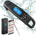 thumbnail image 3 of XYAIYT Fast Accurate Digital Meat with Backlit LCD,Waterproof Design 180°Rotating Probe for Suit BBQ,Grilling Cooking Every Time(Black), 3 of 8