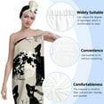 thumbnail image 6 of Colevkie Women's 2 Pcs Bath Wrap Set Bath Skirt & Hair Drying Cap Absorbent and Soft Bath Towel Beach Towel Shower Cap Quick Drying for Bathroom Sauna Spa Printed Cats Theme Pattern, 6 of 8