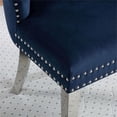thumbnail image 7 of Furniture of America Edi Metal 7-Piece Dining Table Set in Black and Blue, 7 of 7