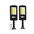 thumbnail image 1 of De Luz De Calle Solar Con Control Remoto 2200 Mah Lámpara Solar Inteligente Para Exteriores Ip65 Solar A Prueba De Agua Para Exteriores Jardín Patio Trasero Parque Noche 2 Piezas Kearding HA015456-00, 1 of 5