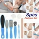 thumbnail image 1 of Fiudx Set de Pedicura de 8 Piezas para El Cuidado de Los Pies, Removedor de Callos y Raspador de Cutículas, Limas y Cuchillas de Acero Inoxidable, para Uso Doméstico o En Salón, Tratamiento de Spa pa, 1 of 6