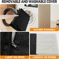 thumbnail image 4 of Dog Mat for Car,Dog Bed for Car Back Seat,Hard Bottom Car Seat Cover for Dogs,Pet Hammock(Black, for Back seat Cover), 4 of 9