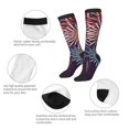 thumbnail image 3 of Pofeuu Fireworks2 Print Stockings, Adult Running Hiking Socks for Youth and Adult, 3 of 6