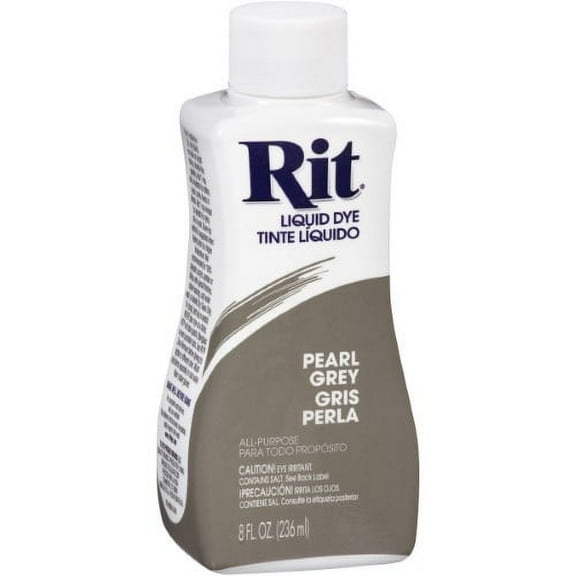 Rit Dye Liquid 8oz-Pearl Gray (Pack of 8)