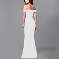 thumbnail image 4 of Women's Off Shoulder Mermaid Maxi Dress Elegant Sweetheart Neck Evening Gown for Party Graduation, 4 of 8