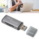thumbnail image 1 of Lector de tarjetas de memoria compacto de transferencia rápida seguro USB 30 lector de tarjetas ranura dual portátil para archivos para oficina ANGGREK Otros, 1 of 8