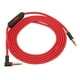thumbnail image 5 of Cable de audio de repuesto con micrófono en línea y cable de audio portátil con control de pista para auriculares (negro rojo), 5 of 9