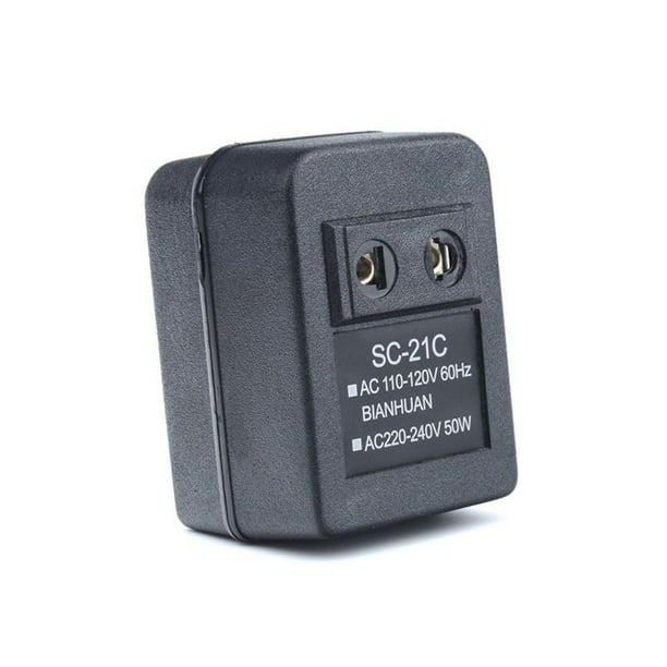 Eigraketly Adaptador de voltaje Convertidor de voltios Suministros eléctricos 110V a 220V Tamaño compacto Accesorios para el hogar Dispositivo de Herramientas eléctricas Eigraketly TO010517-01