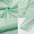 thumbnail image 3 of Women's Sun Protection Hoodie UPF 40+ Long Sleeve Coat Lightweight Breathable Hiking Running(Green), 3 of 8