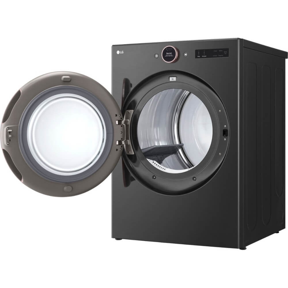 LG DLGX6501B 7.4 Cu. Ft. Black Steel Front Load Smart Gas Dryer