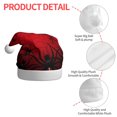 thumbnail image 4 of Fuzoiu Spiders On The Web And Space Print Santa Hat Christmas Hat for Adults,Santa Hats with Pompom, Unisex Xmas Holiday Hat for Christmas New Year Festive Party Supplies, 4 of 6
