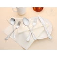 thumbnail image 4 of Unique Bargains 20 Pieces Stainless Steel Silverware Set Flatware Set Silver, 4 of 6