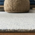 thumbnail image 5 of SAFAVIEH Abstract Emely Abstract Wool Area Rug, Ivory/Blue, 8' x 8' Round, 5 of 8