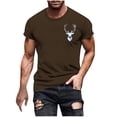 thumbnail image 2 of Tops para hombre, blusas y camisas de cuello redondo y manga corta para hombre, camisetas casuales de moda para hombre, blusas deportivas de cuello redondo y manga corta, blusas de poliéster para homb, 2 of 5
